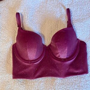 Brand new body by Victoria Secret 36C/C80 lined demi bra